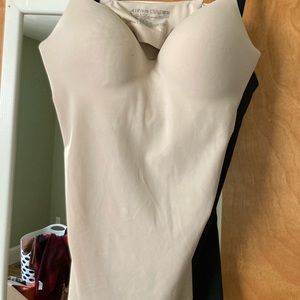 Uniqlo Airism tank (2) Beige and Black